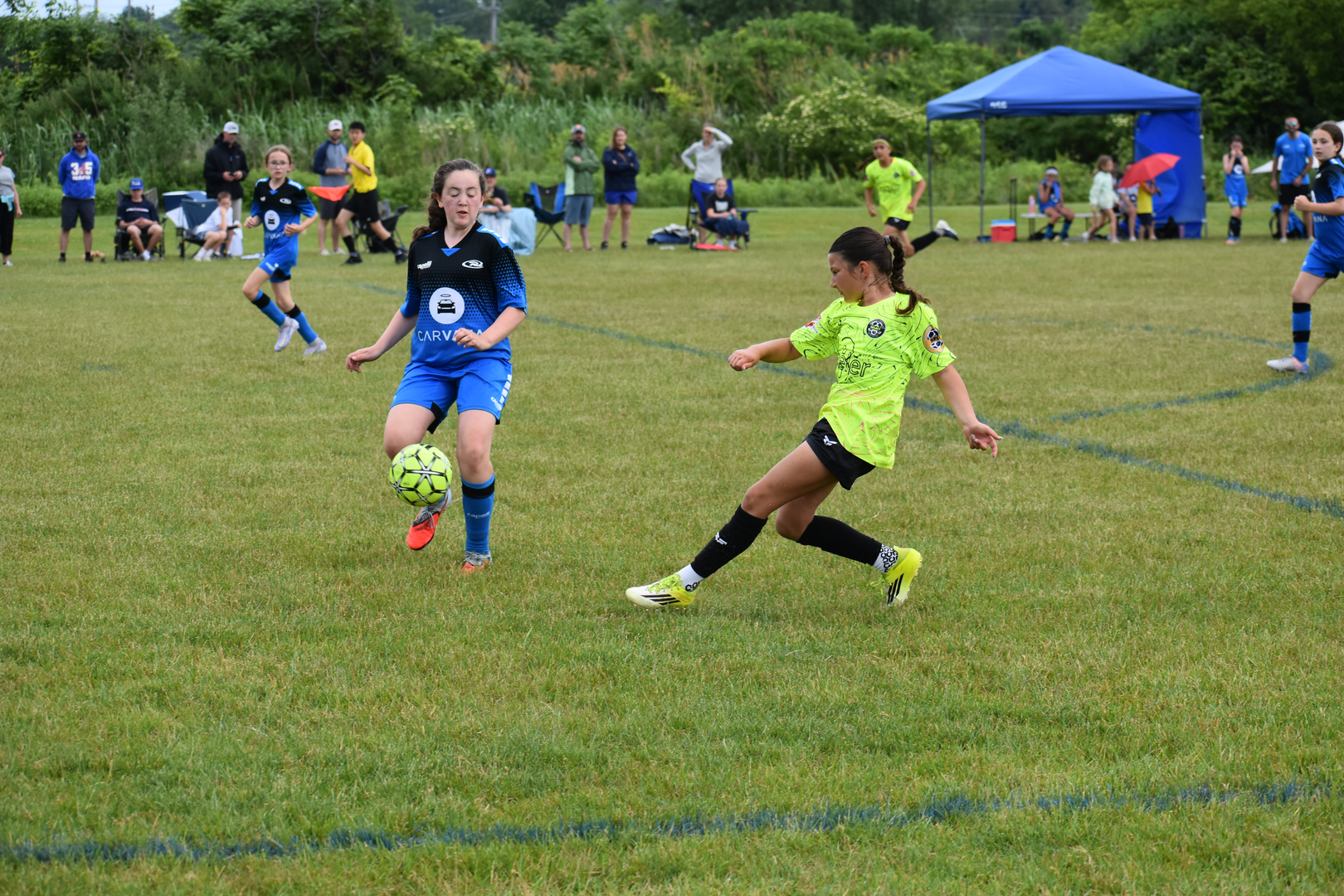 Aceler8 FC players in action